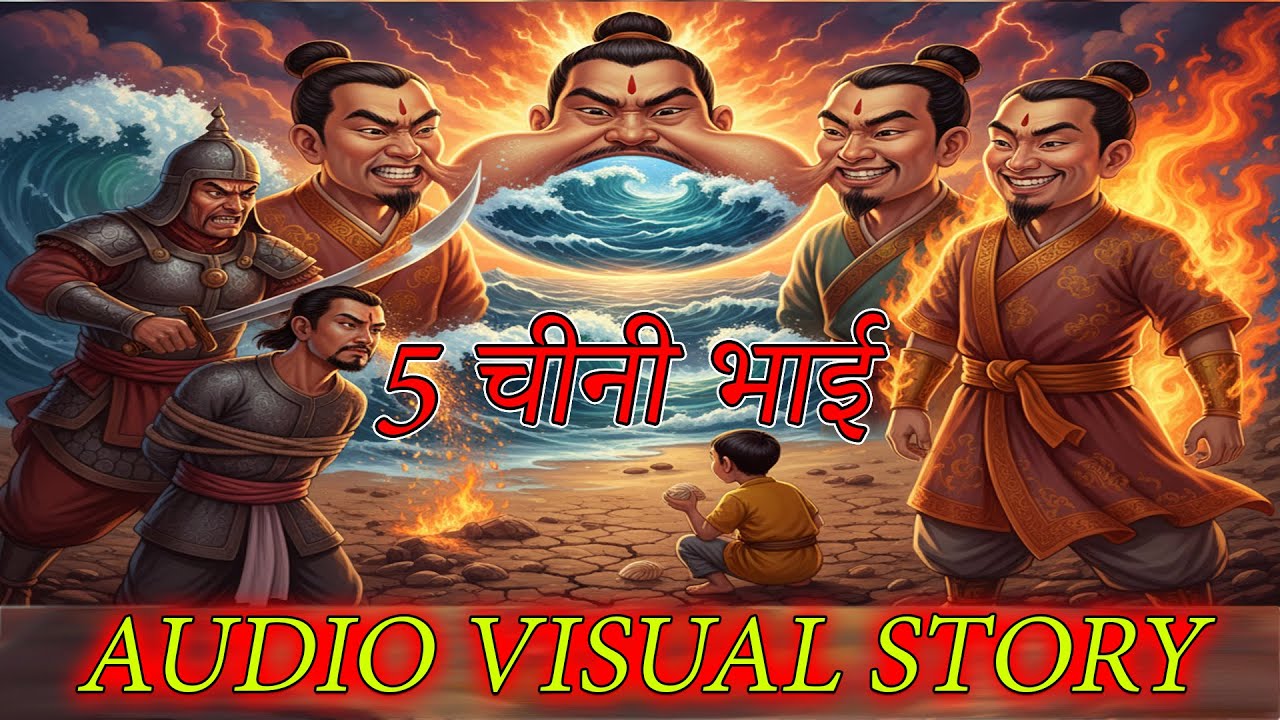 5 CHINESE BROTHERS | जादुई शक्तियों वाली अनोखी कहानी | HINDI AUDIOBOOK | VISUAL