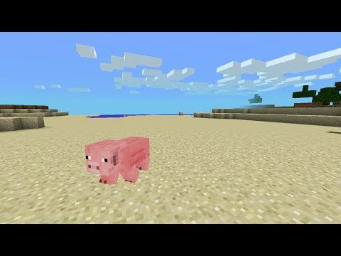 Minecraft PE Redstone Alternative Tutorial: Pig Flamethrower/ Mob cannon