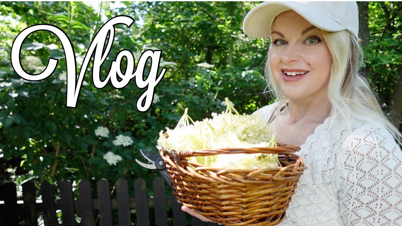 Making Elderflower Cordial | Trying Sushi Candy | New Flowers Vlog 