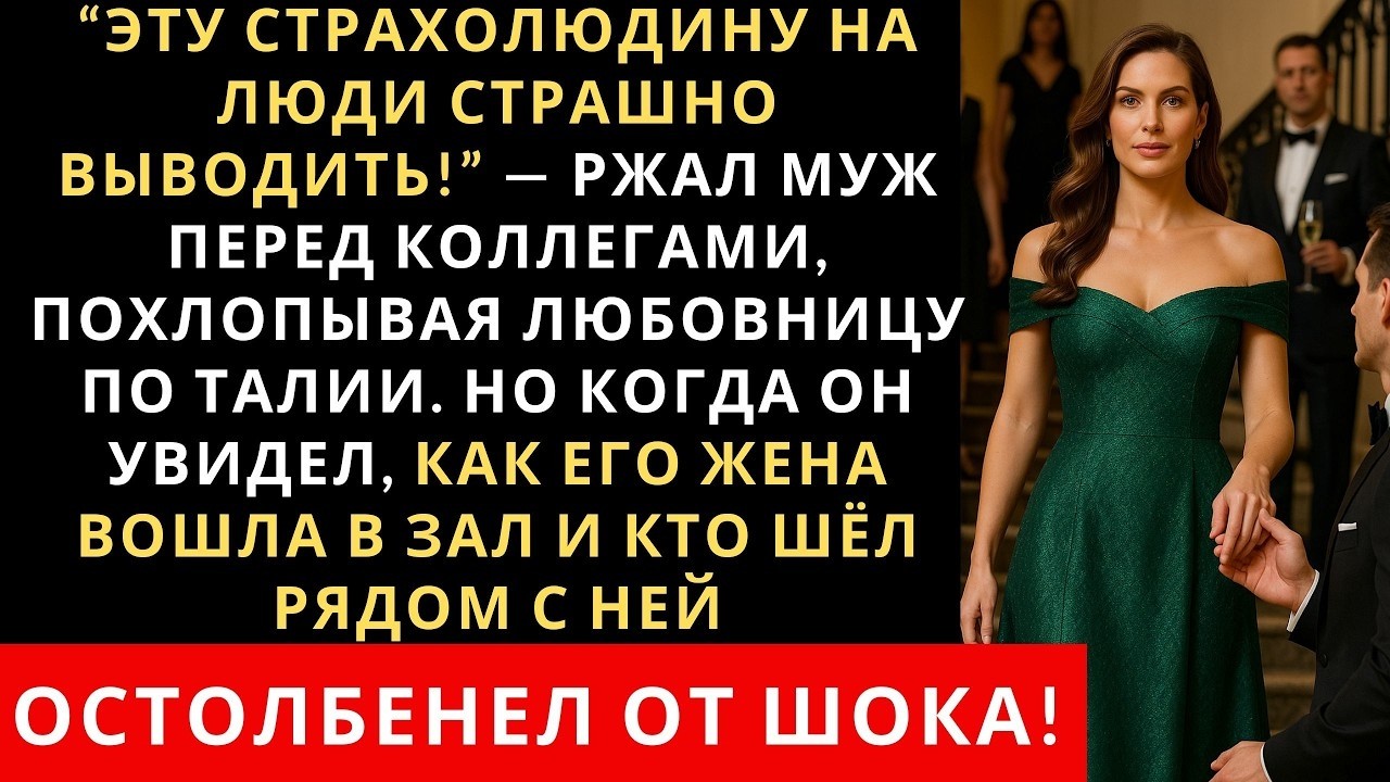 Эту страхолюдину на люди страшно выводить! ржал муж перед коллегами, похлопывая любовницу по талии