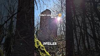 Lebendig eingemauert?! 💀 Dunkle Legende der Klosterruine #wandern #sachsenanhalt #shorts