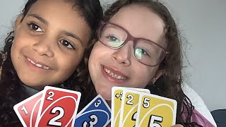 Jogando Uno Com As Minhas Primas