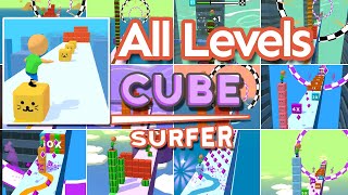 Cube Surfer! All Levels! Complete All Skins | Shavibe