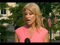 Kellyanne completely exposes Trump when asked if he will send his OWN son back to school