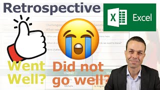 How to Make an Agile Retrospective Template in Excel