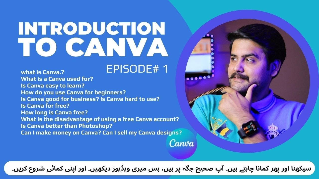 Introduction To Canva Make Money Online kashifali canva 