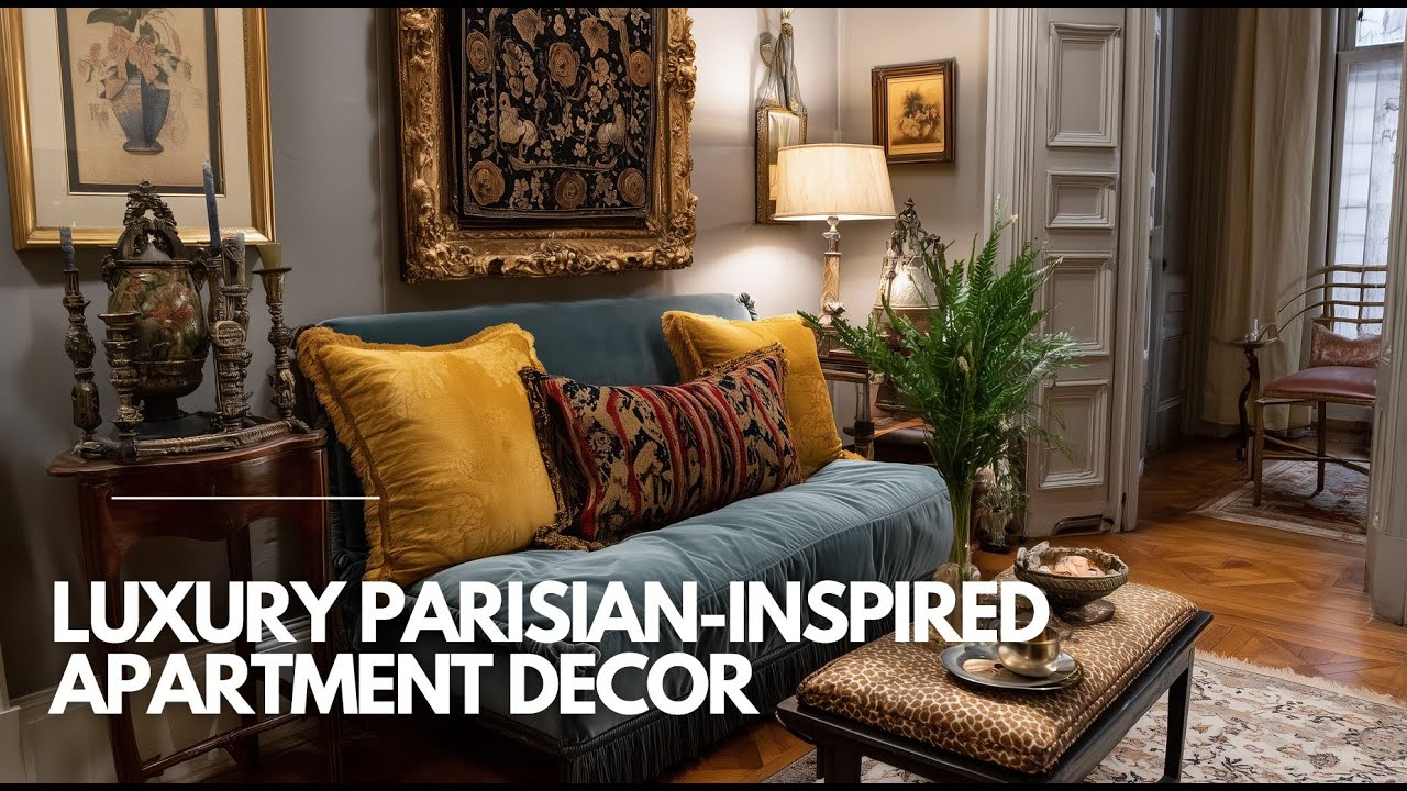 Luxury Parisian-Inspired Apartment Decor: Blending Romance with Sophisticated Style