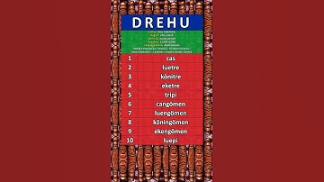 NUMBERS IN THE DREHU LANGUAGE