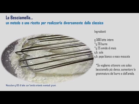 0062 LA BESCIAMELLA UN METODO E UNA RICETTA PER REALIZZARLA DIVERSAMENTE DALLA CLASSICA 0062 LA BESCIAMELLA UN METODO E UNA RICETTA PER REALIZZARLA DIVERSAMENTE DALLA CLASSICA