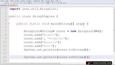 Universidade XTI   JAVA   022   ArrayList
