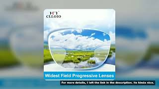 CLLOIO Free Form Wide-field Progressive Lenses 1.56/1.61/1.67/1.74 Thin Interior Digital Customized