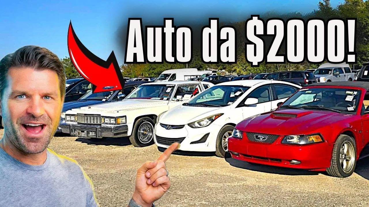 Cosa puoi comprare con 2000 $ a un'asta di auto donate?