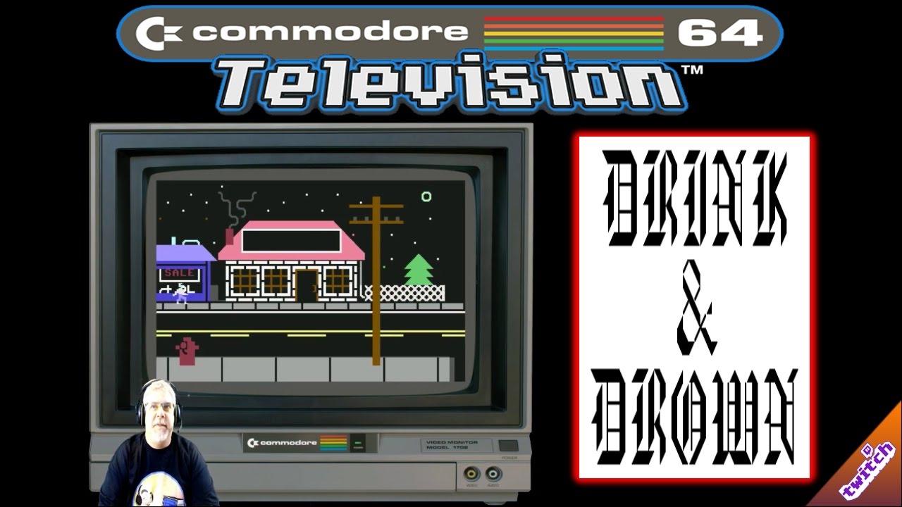 🌟 C64 Television! 🌟 【ᴴᴰ】 Drink and Drown on the Commodore 64.