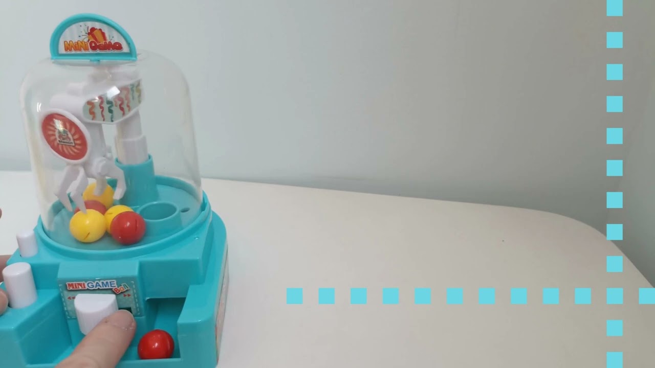 Jogo Mini Game Ball Máquina Com Garra Pega Bolinhas Infantil