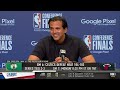 Erik Spoelstra Postgame Interview | Miami Heat lose to Boston Celtics 104-103