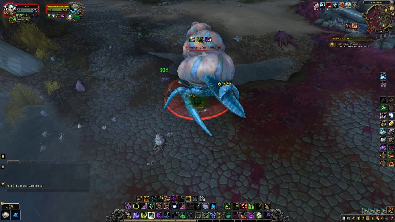 Iridescent Glimmershell, WoW Rare (Nazjatar) 8.2