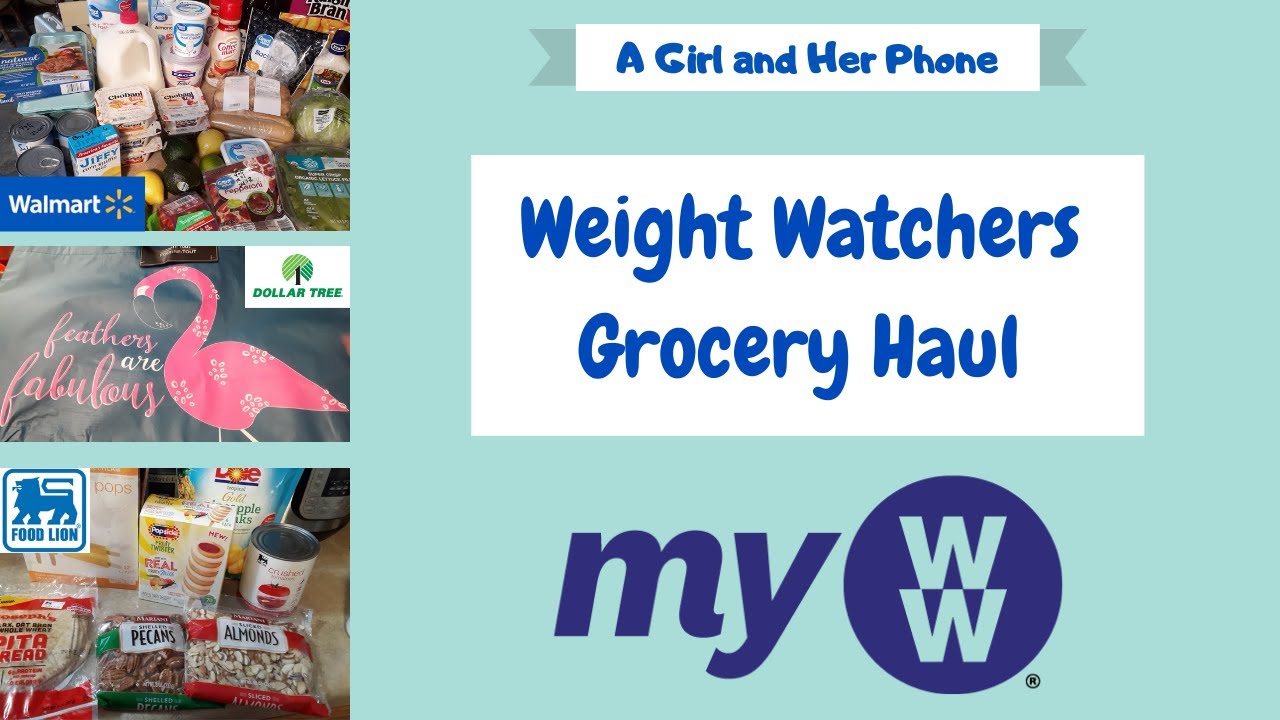 Weight Watchers Grocery Haul Walmart, Dollar Tree, Food Lion, Lidl