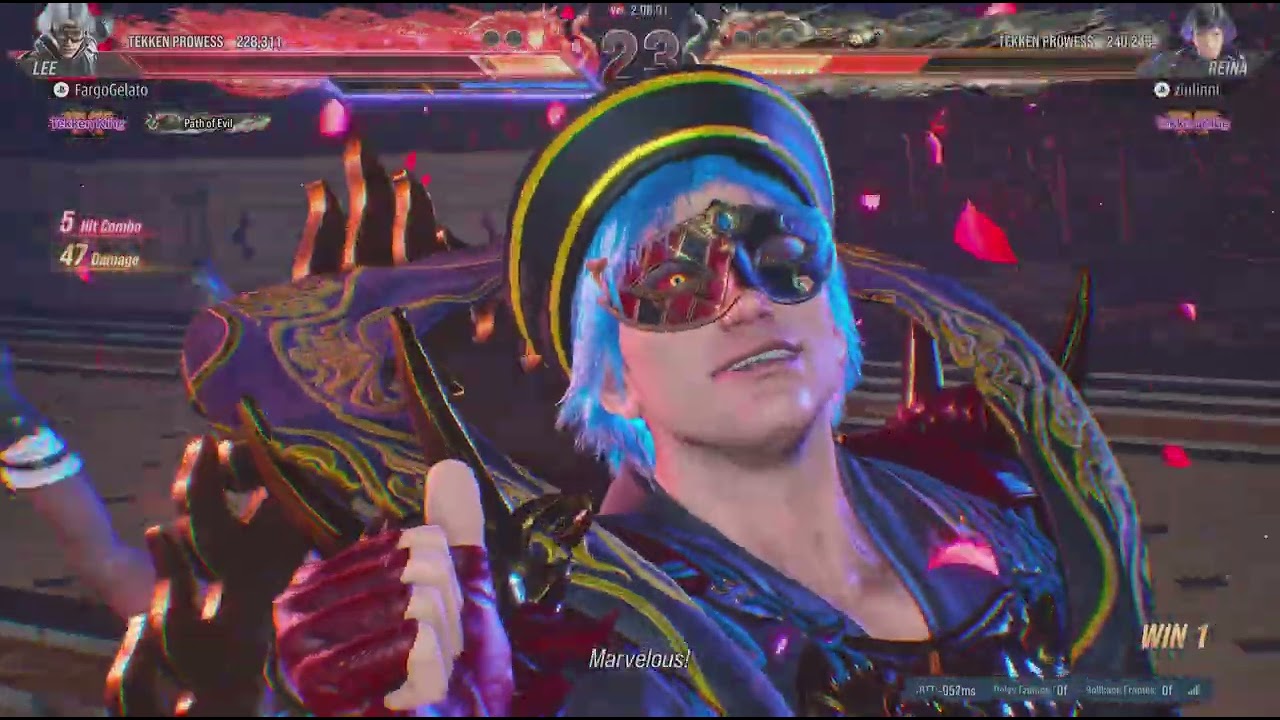 Back in Ranked: Reina dogs the set