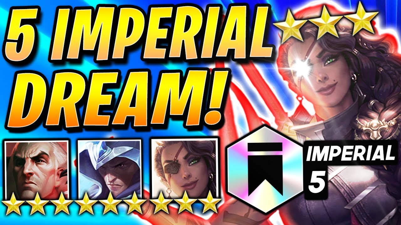 The 5 IMPERIAL DREAM TEAM! (NEW) - TFT SET 6 Guide Teamfight Tactics Comps Beginners Strategy