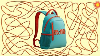 5 Minute Countdown Timer Bomb Backpack 🎒