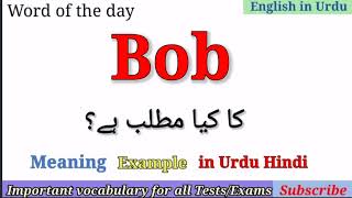 Bob Meaning