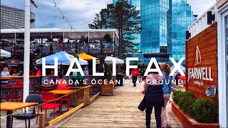 Spring in Halifax Canada 🇨🇦 | 4K Walking Tour | Spring Garden Road | Waterfront