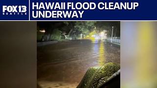 Flash flooding hits Hawaii as storms dump more than 20 inches of rain