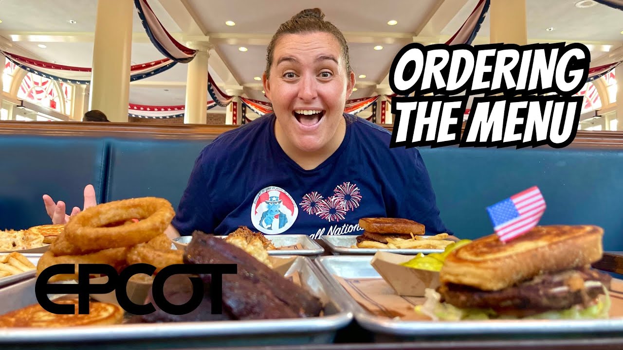 I ORDERED THE WHOLE MENU IN EPCOT |4th of July in Disney World | Regal Eagle Review