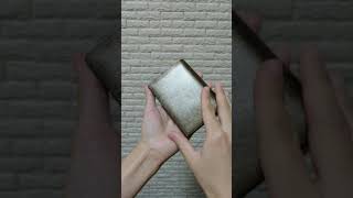 Niksa 名刺入れ メンズ 本革 カードケース 40枚収納可能 MP003MG-G（ゴールド）