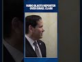 Marco Rubio Rejects Report Claims Israel Is Undermining President Trump’s Deal