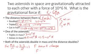 Newton's Law of Universal Gravitation (Concepts and Problems)