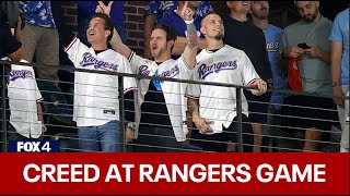 Creed surprises Texas Rangers fans at Game 3 of ALCS