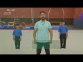 الصف الخامس القفز فتحا على المهر عرضا