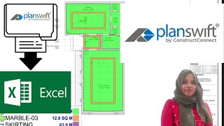 PLANSWIFT :ESTIMATION & EXPORT TO EXCEL -Part 8 #planswift #malayalam #quantitytakeoff #estimations
