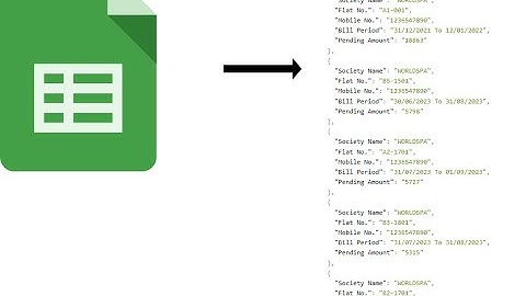 Build JSON Data Using Google App Script For Web Application From Google Sheet | JSON API
