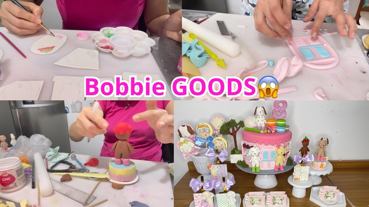 ENCOMENDA DE BOLO E DOCES NO TEMA BOBBIE GOODS , ficaram lindos demais esse tema tá bem em alta😱