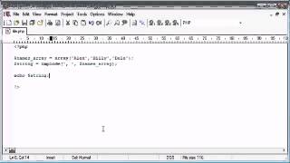 Beginner PHP Tutorial   81   The implode Function with File Handling Example