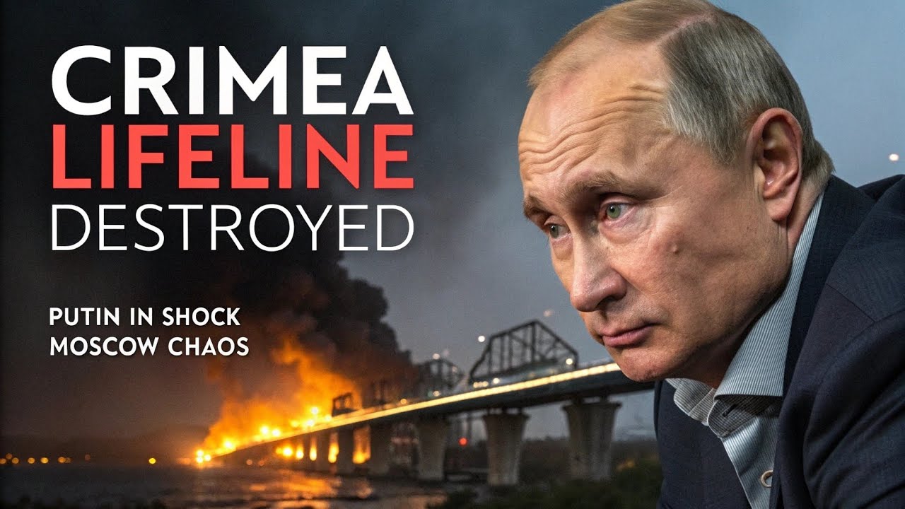 Total Chaos in Russia – Crimea Bridge Destroyed!