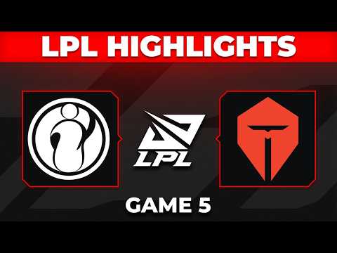 IG vs TES Game 5 Highlights | LPL Split 3 Playoffs 2026 | Invictus Gaming vs Top Esports