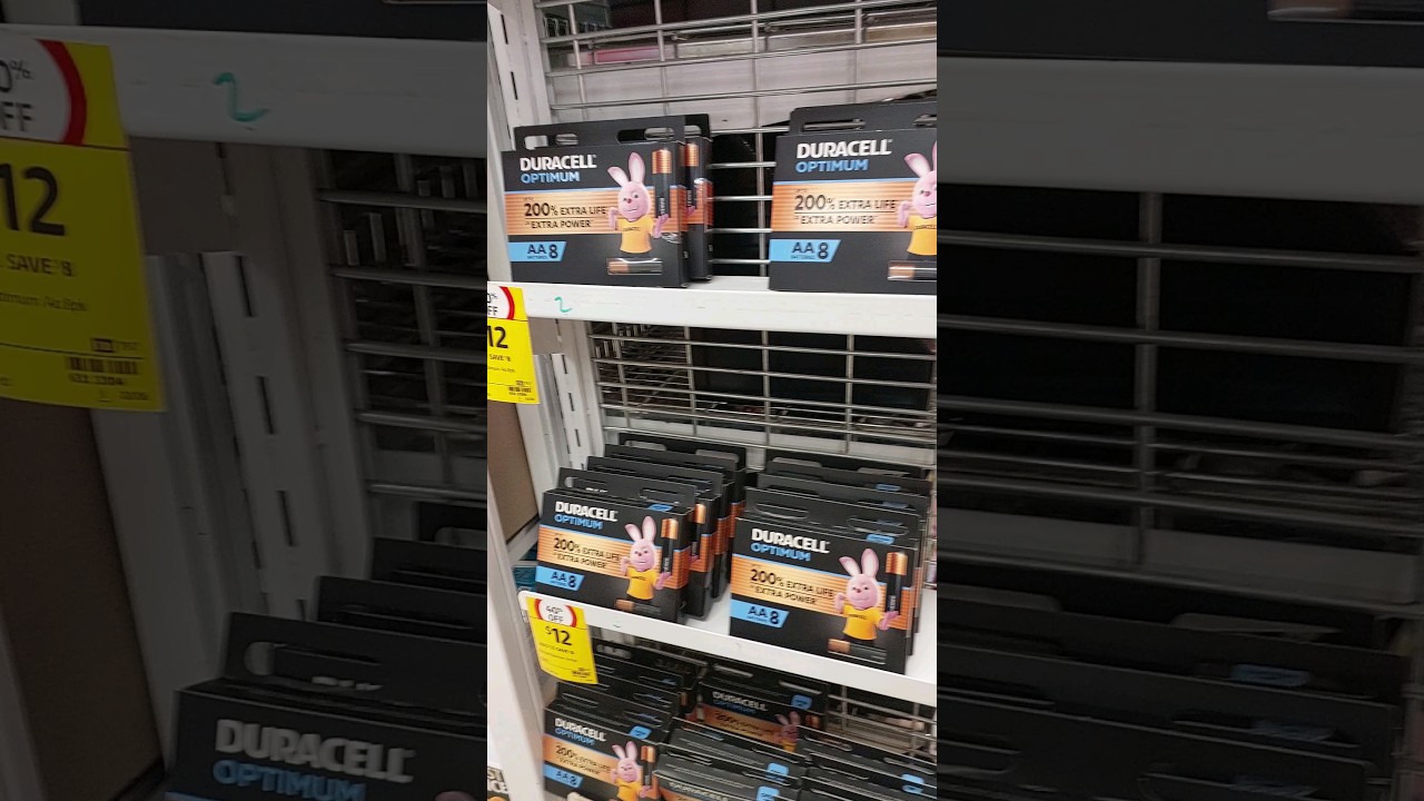Duracell Optimum Batteries 200% extra life