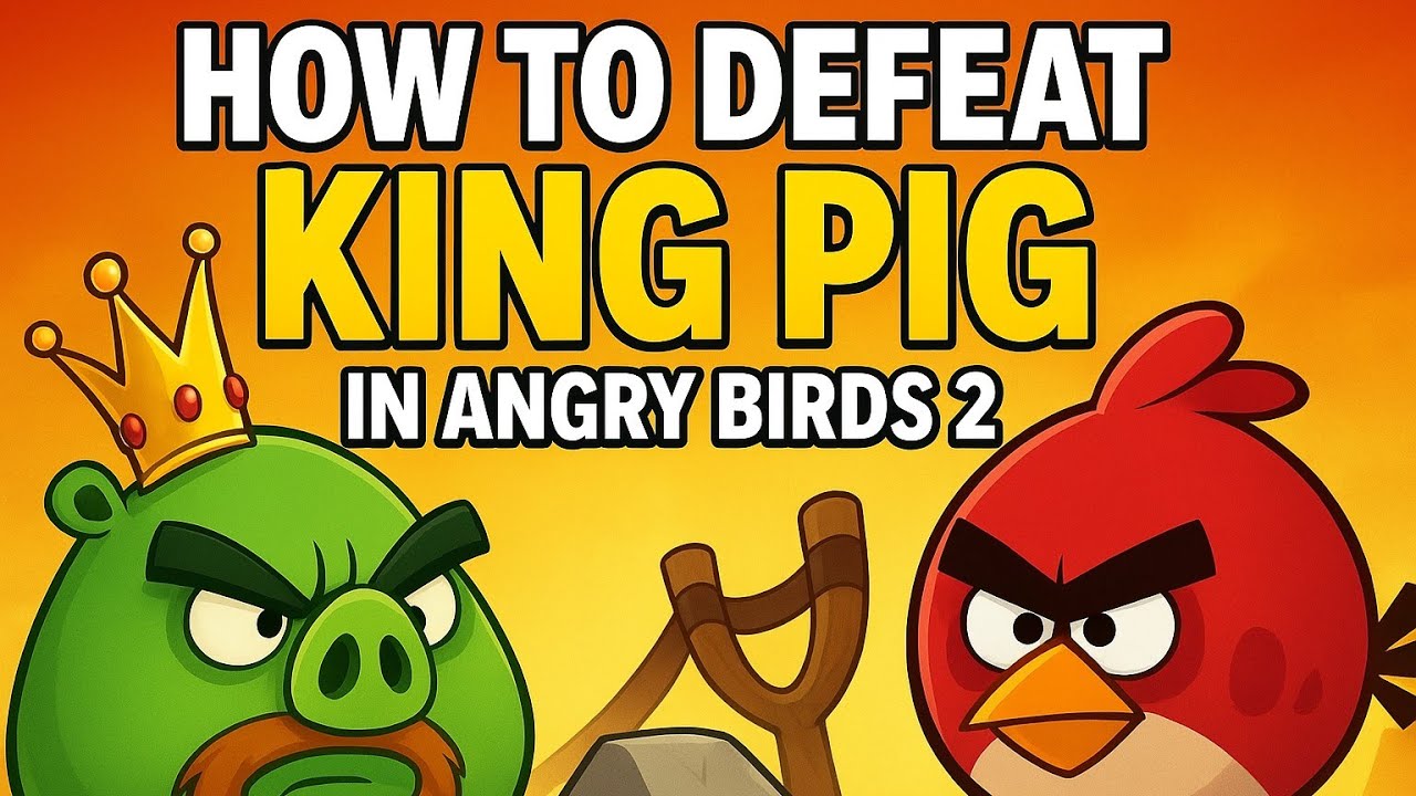  how to defeat king pig in angry birds 2 | angry birds toons season 2| angry birds game challenges 
