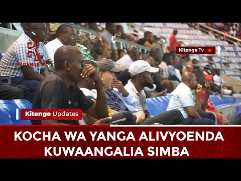 ANGALIA JINSI KOCHA WA YANGA ALIVYOENDA KUWAANGALIA SIMBA AFIKA NA MKALIMANI WAKE