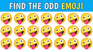 Find The Odd Emoji | Emoji Odd One Out: The Ultimate Detective Challenge! #5