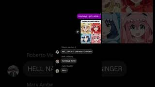 Convincing bro to match anime pfps Convincing bro to match anime pfps