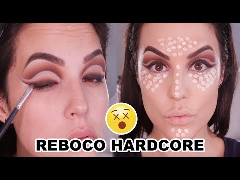 MAQUIAGEM NÍVEL HARD COM PRODUTOS BARATINHOS QUE NUNCA TINHA USADO ANTES
