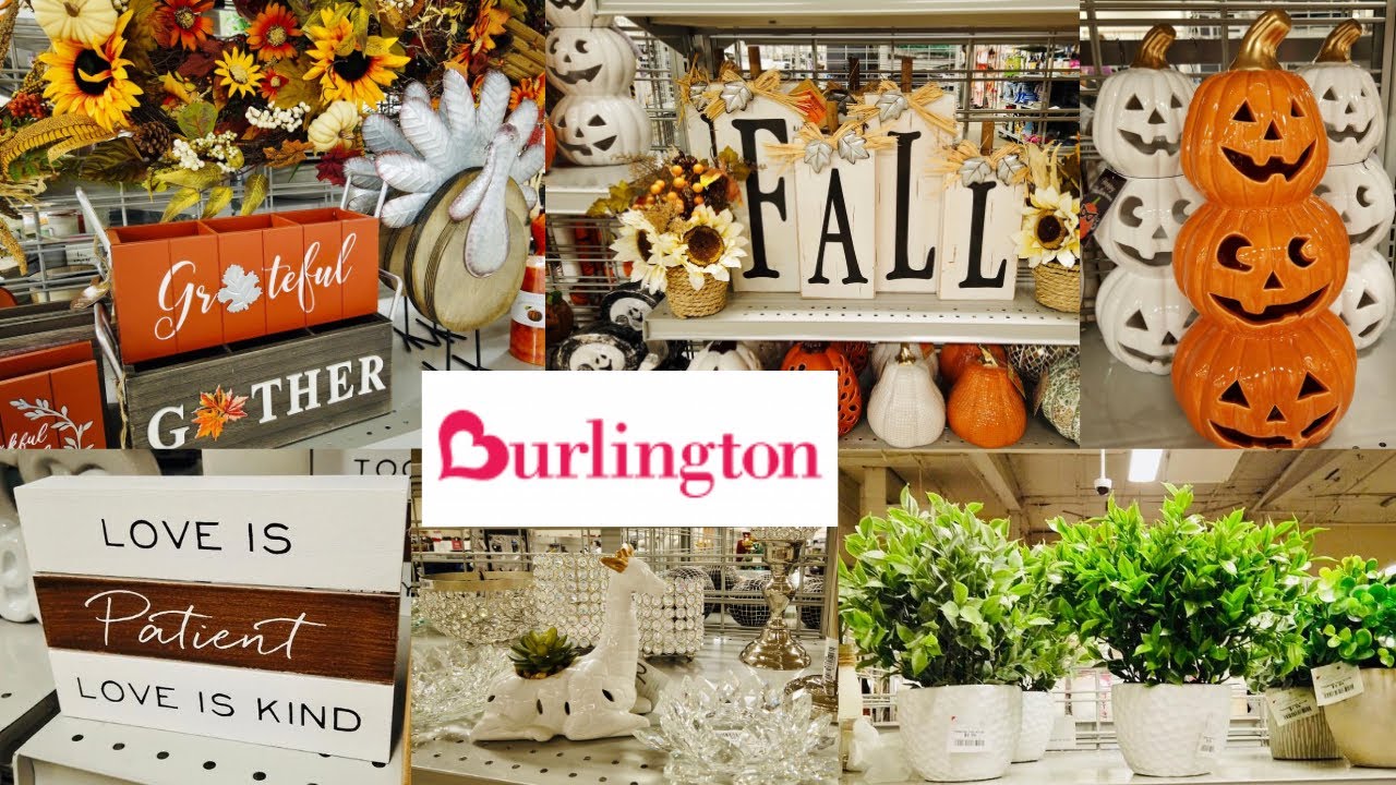 BURLINGTON FACTORY Fall, Halloween And Home Decor Virtual Shopping