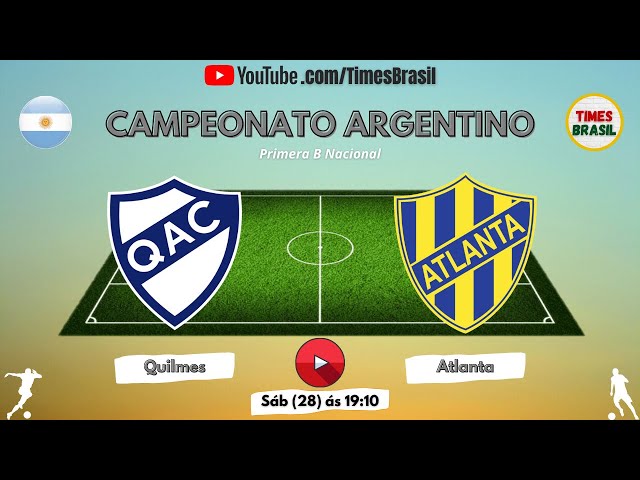 QUILMES x ATLANTA, Campeonato Argentino