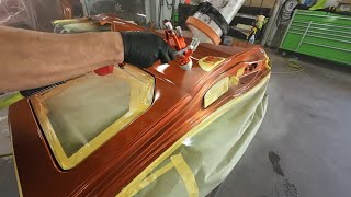 Tips on spaying clear coat with the NEW Sagola paint gun!