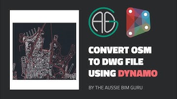 Convert Street Maps to DWG using Dynamo!