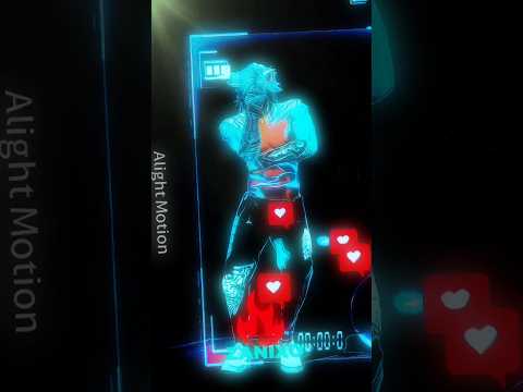 Free Fire Neon Glow Emote Status 🔥 | Alight Motion Editing ✨ #shorts by Zanixo_4k